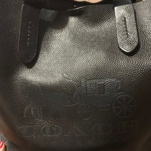 Authentic Coach Grove Tote. Straps has some wear wear